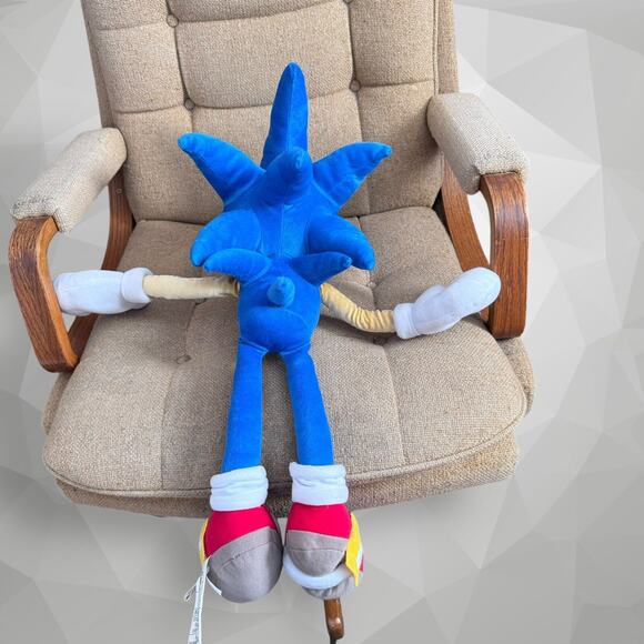 Sega Sonic The Hedgehog 25 Inch Plush Toy Stuffed - Picture 4 of 6